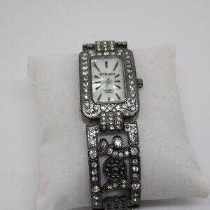 STRADA Watch Austrian Crystal Black Band